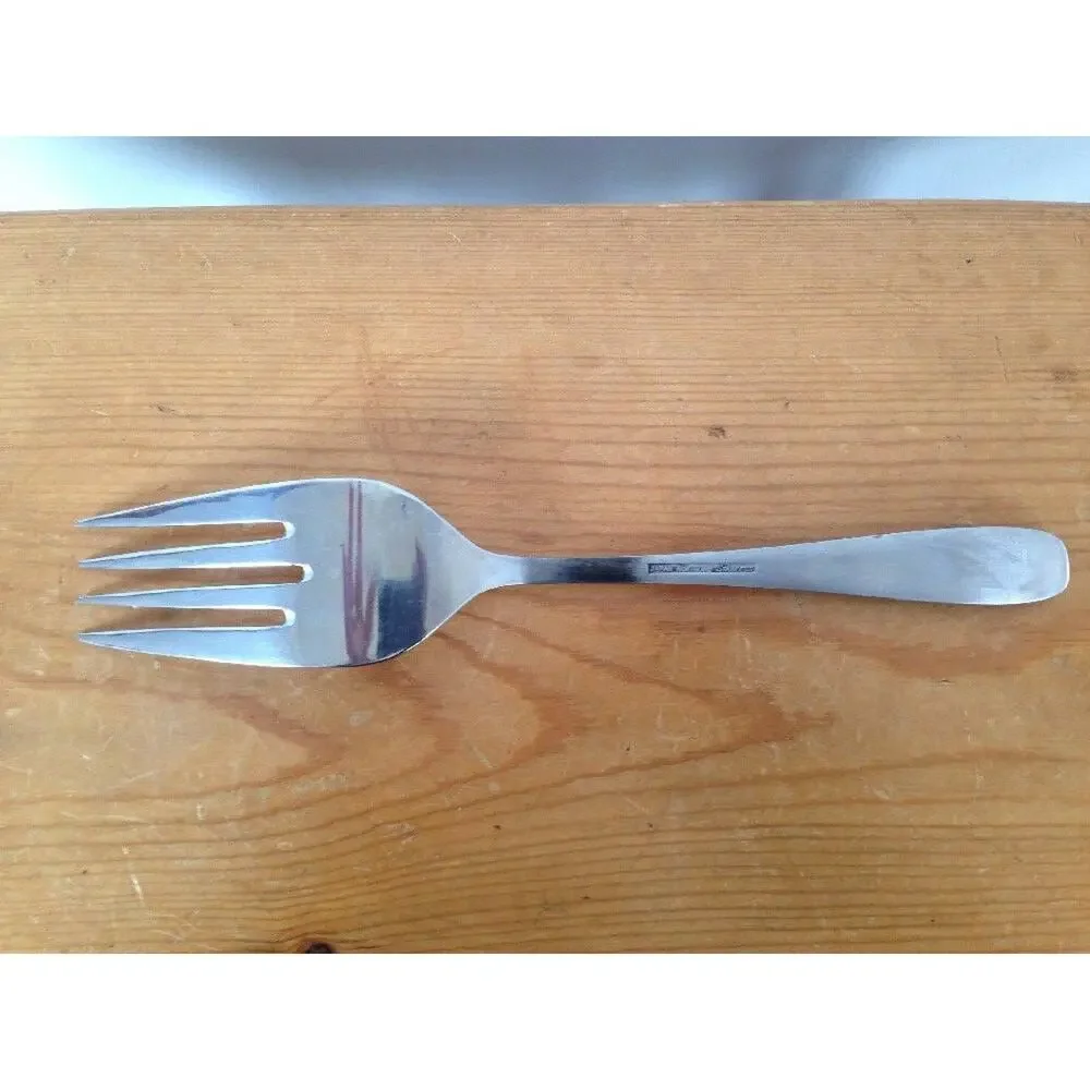Vitnage Mid Century Modern Northland Stainless Steel Large Serving Fork 9